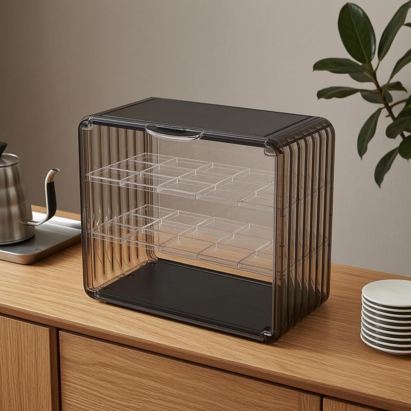 Acrylic Cup Storage Rack Trans - Display Case Acrylic review and price