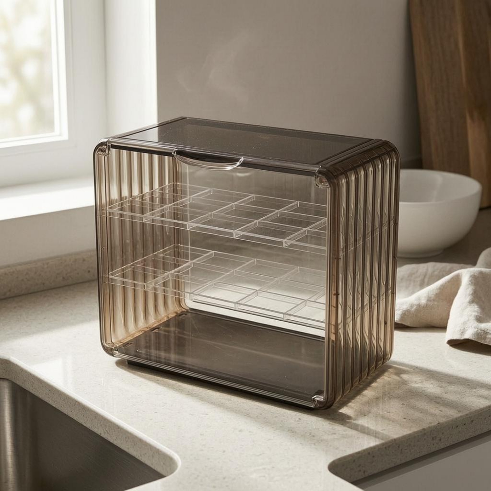 Acrylic Cup Storage Rack Trans - Display Case Acrylic review and price
