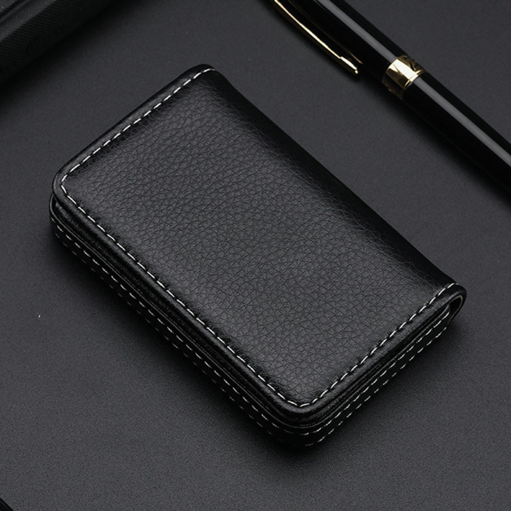 Sized Stitched PU Leather Cred - Card Top Loader review and price