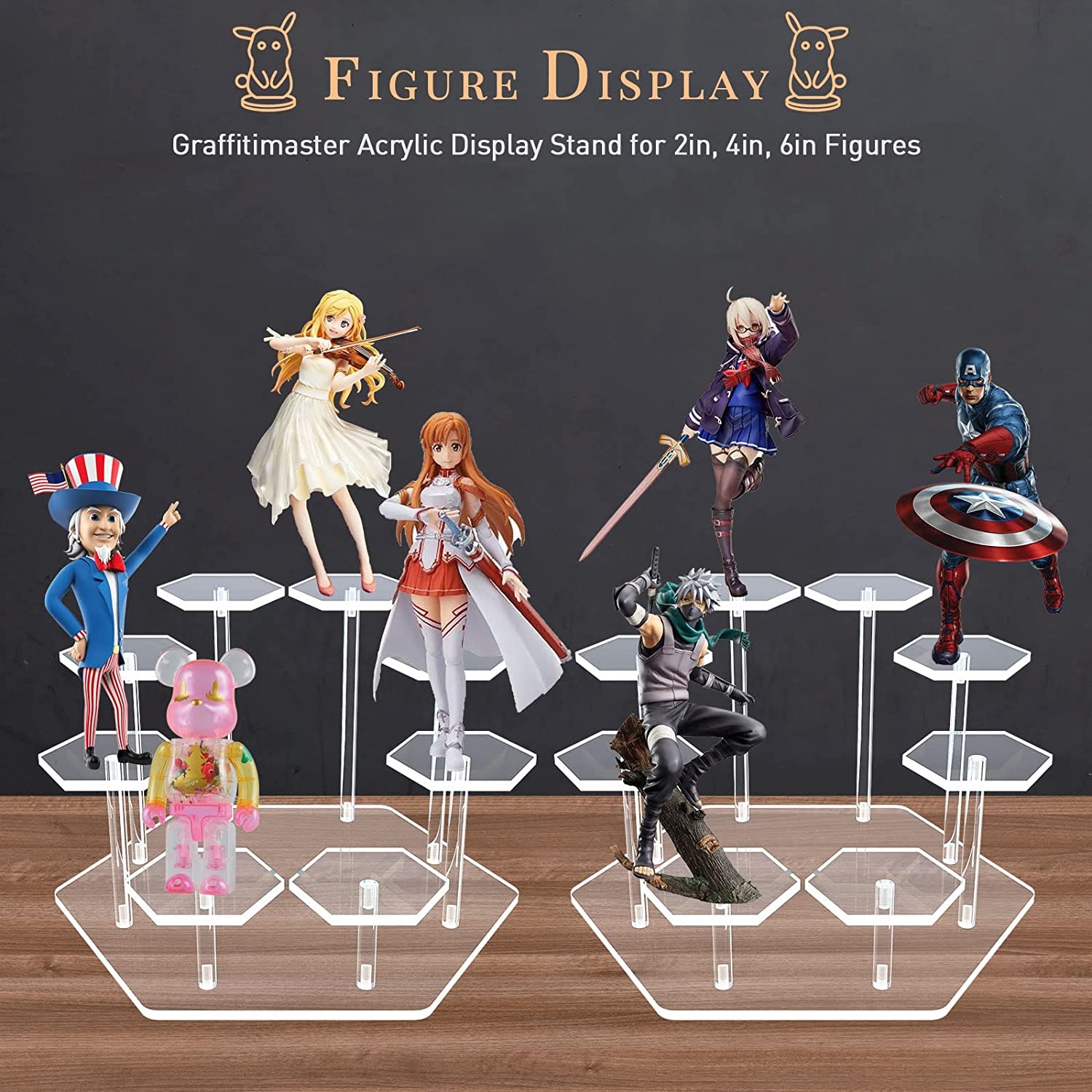 8/9 Tier Acrylic Display Stand - Display Risers Set review and price