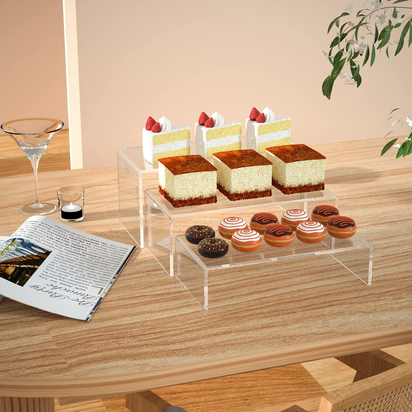 3 pieces of acrylic display sh - Pop Display Shelf review and price