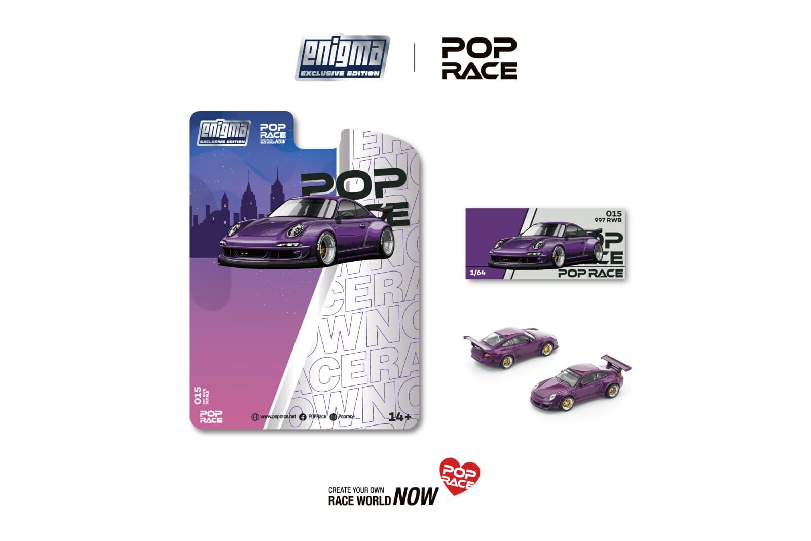 In Stock Ready To Ship Pop Rac - Die Cast Car 1 64 review and price