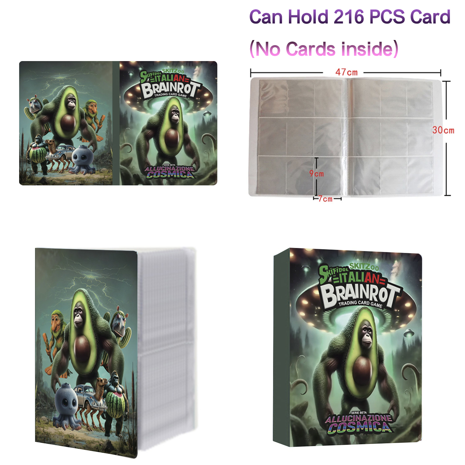 New 216 Pcs Booklet Italian Br - Trading Card Binder review and price