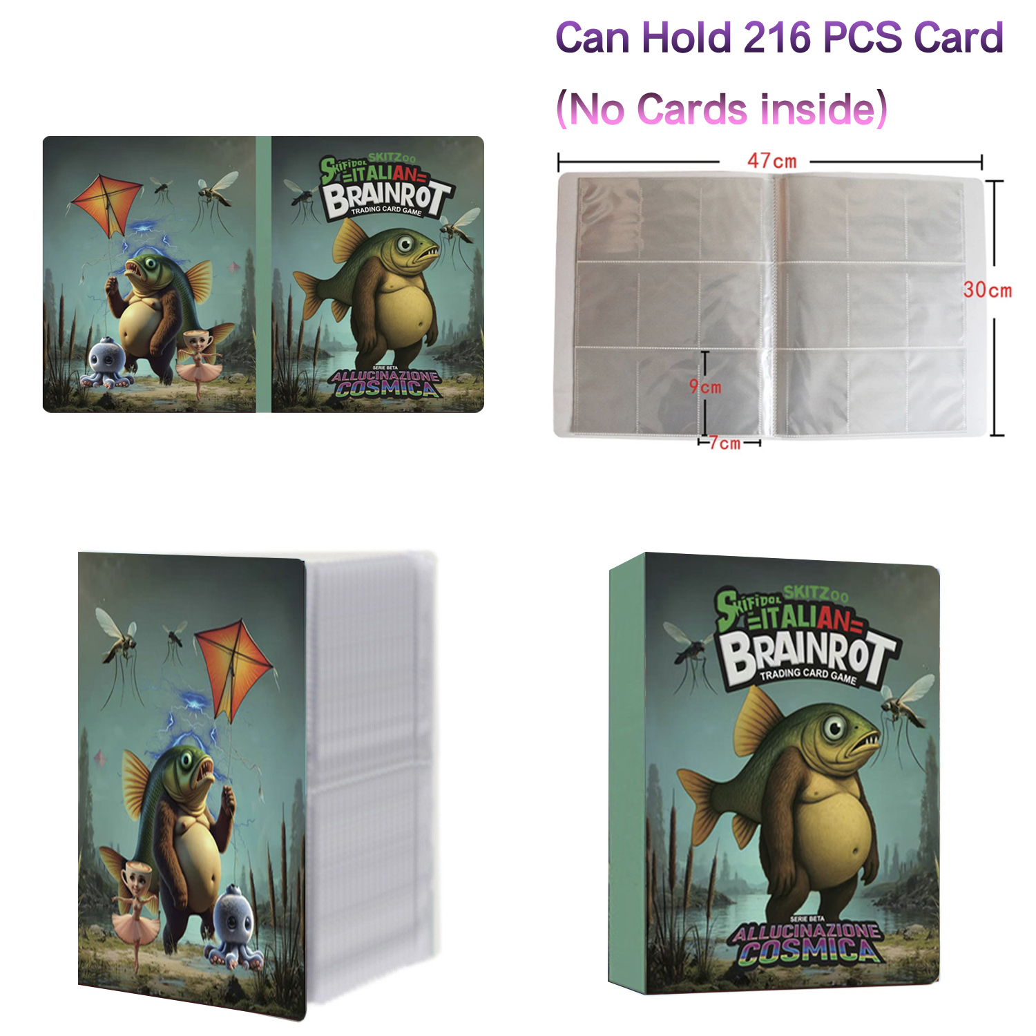 New 216 Pcs Booklet Italian Br - Trading Card Binder review and price