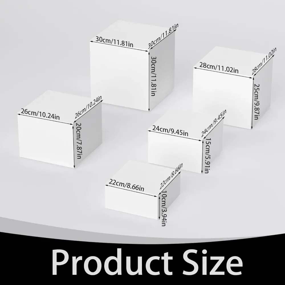 extra large white acrylic buff - Display Risers Set review and price
