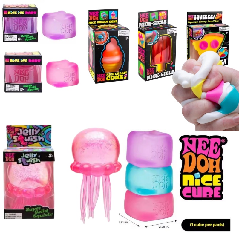 Nee Doh Jellyfish & Cube Squis - Fidget Cube Original review and price
