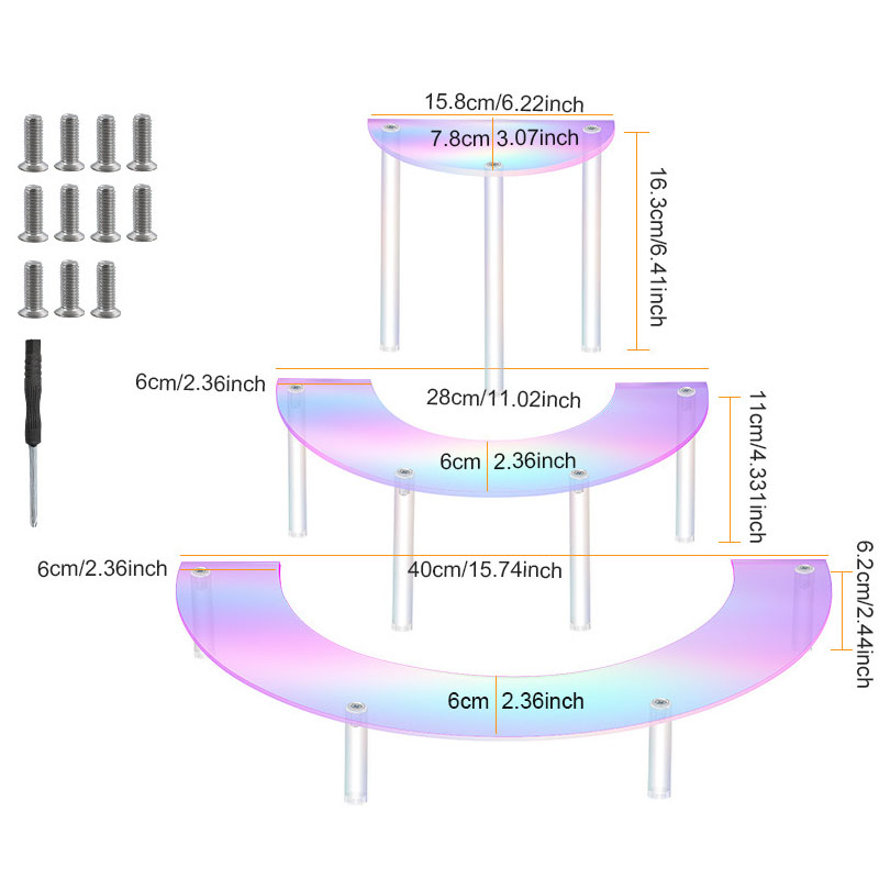 1 set 3 Tier Acrylic Display R - Display Risers Set review and price