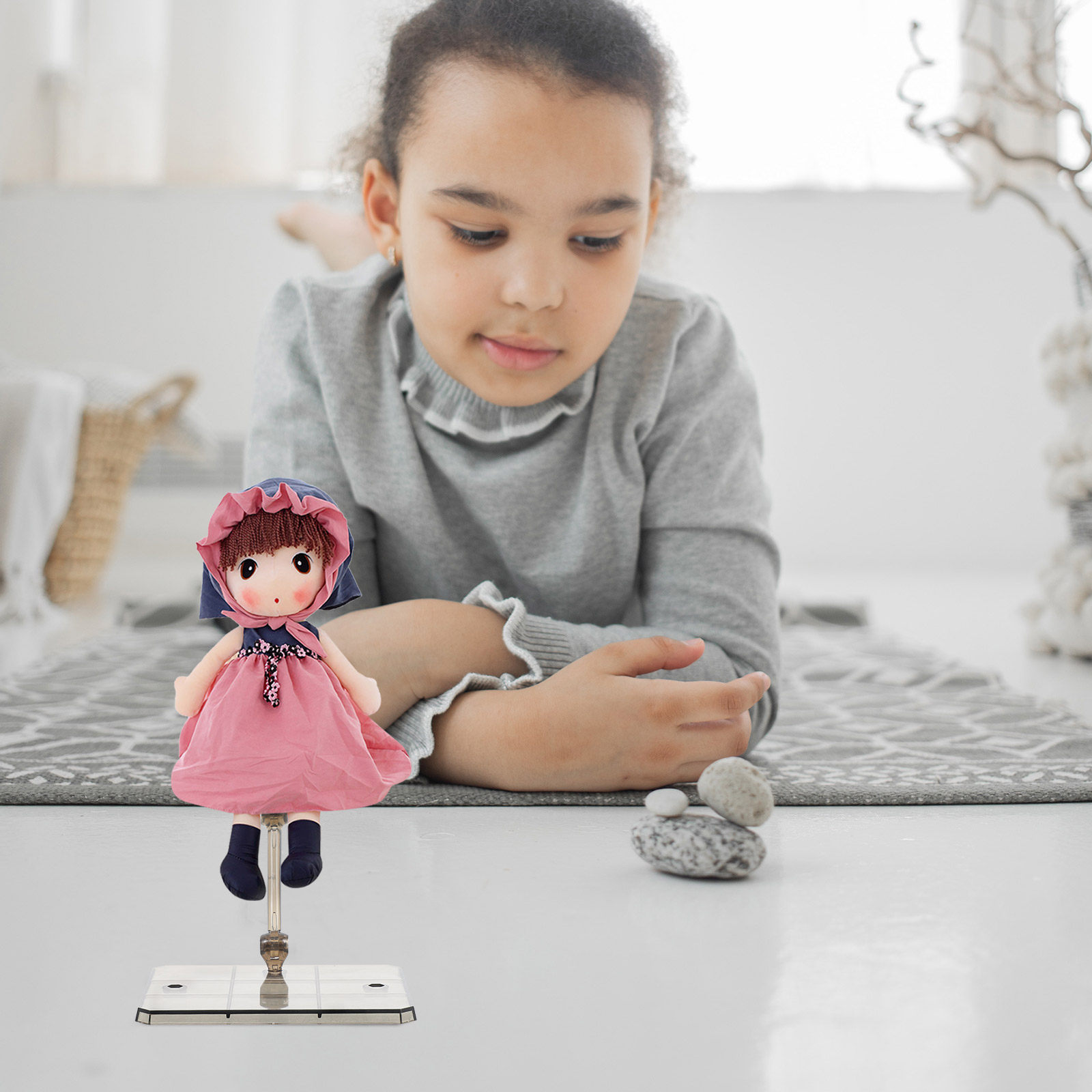 3Pcs Adjustable Plastic Action - Action Figure Stand review and price