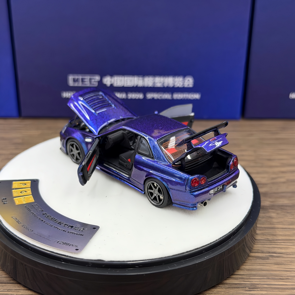 PGM 1:64 Liberty Walk GTR R34  - Die Cast Car 1 64 review and price