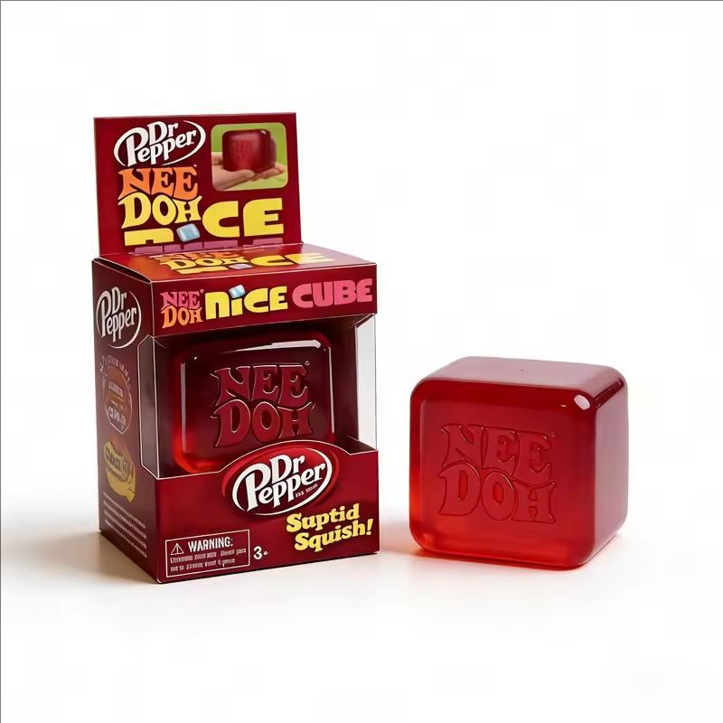 .Dr Pepper x NeeDoh Nice Cube  - Fidget Cube Original review and price