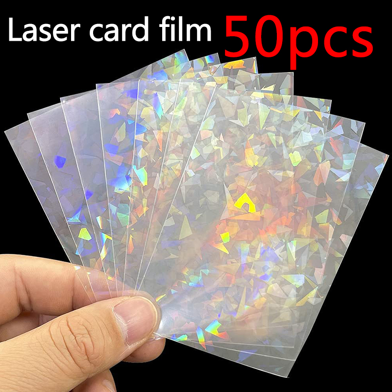 50pcs Soft Trading Laser Card  - Card Penny Sleeve review and price