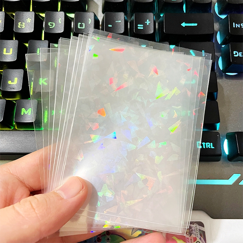50pcs Soft Trading Laser Card  - Card Penny Sleeve review and price