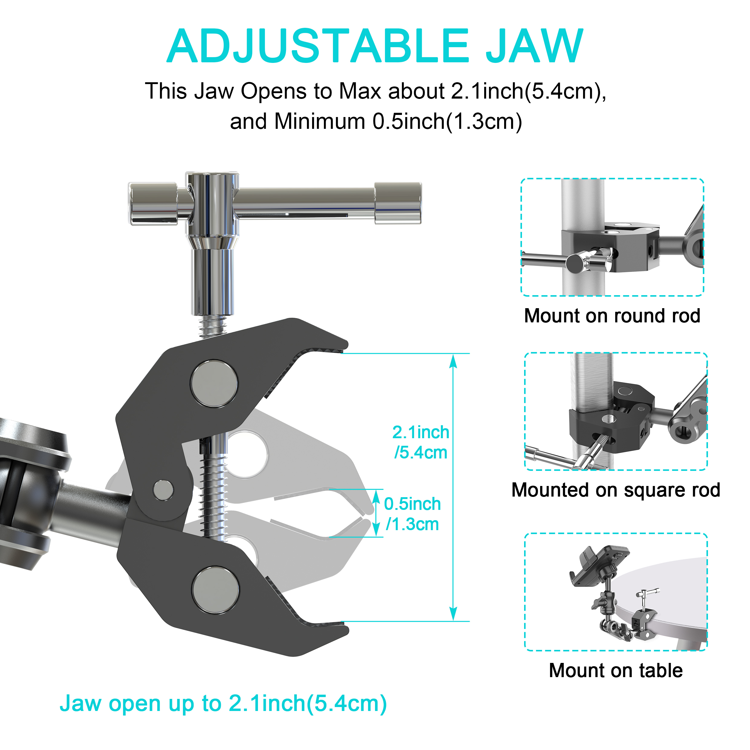 Phone Holder with Super Clamp  - Pop Display Shelf review and price