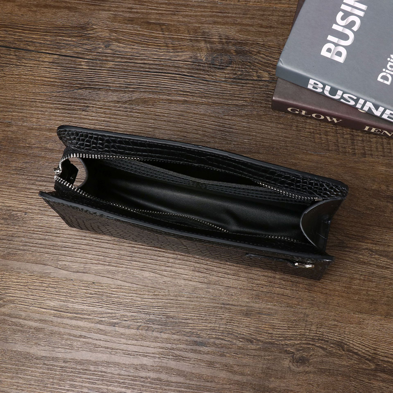 Men's Genuine Leather Clutch B - Card Top Loader review and price