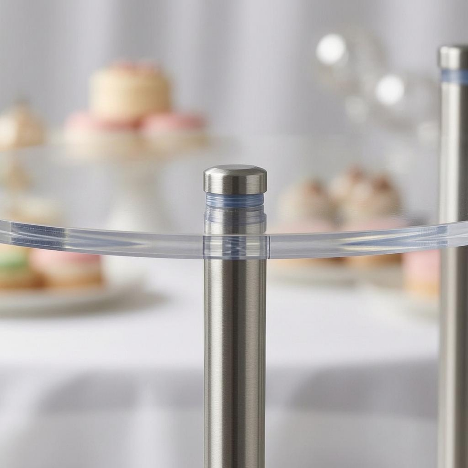 Acrylic Cake Stand Cylindrical - Display Risers Set review and price