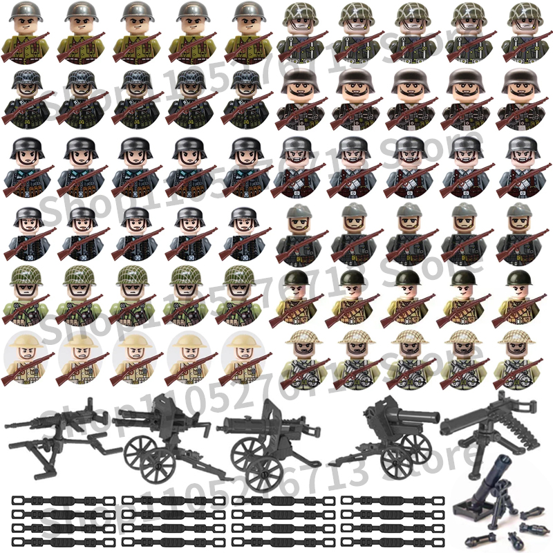 25Pcs/Set World War II Militar - Lego Minifigure Holder review and price