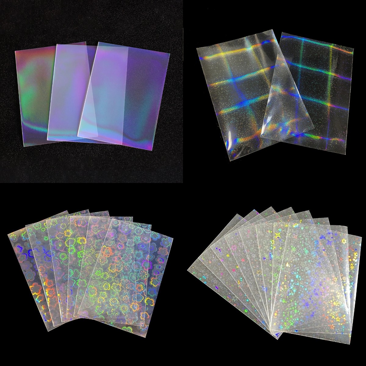 100PCS Holographic Card Sleeve - Card Penny Sleeve review and price