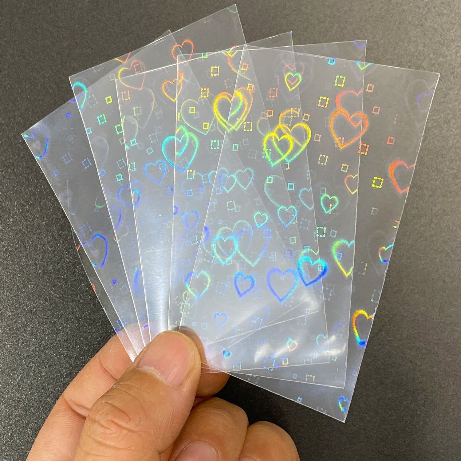 100PCS Holographic Card Sleeve - Card Penny Sleeve review and price