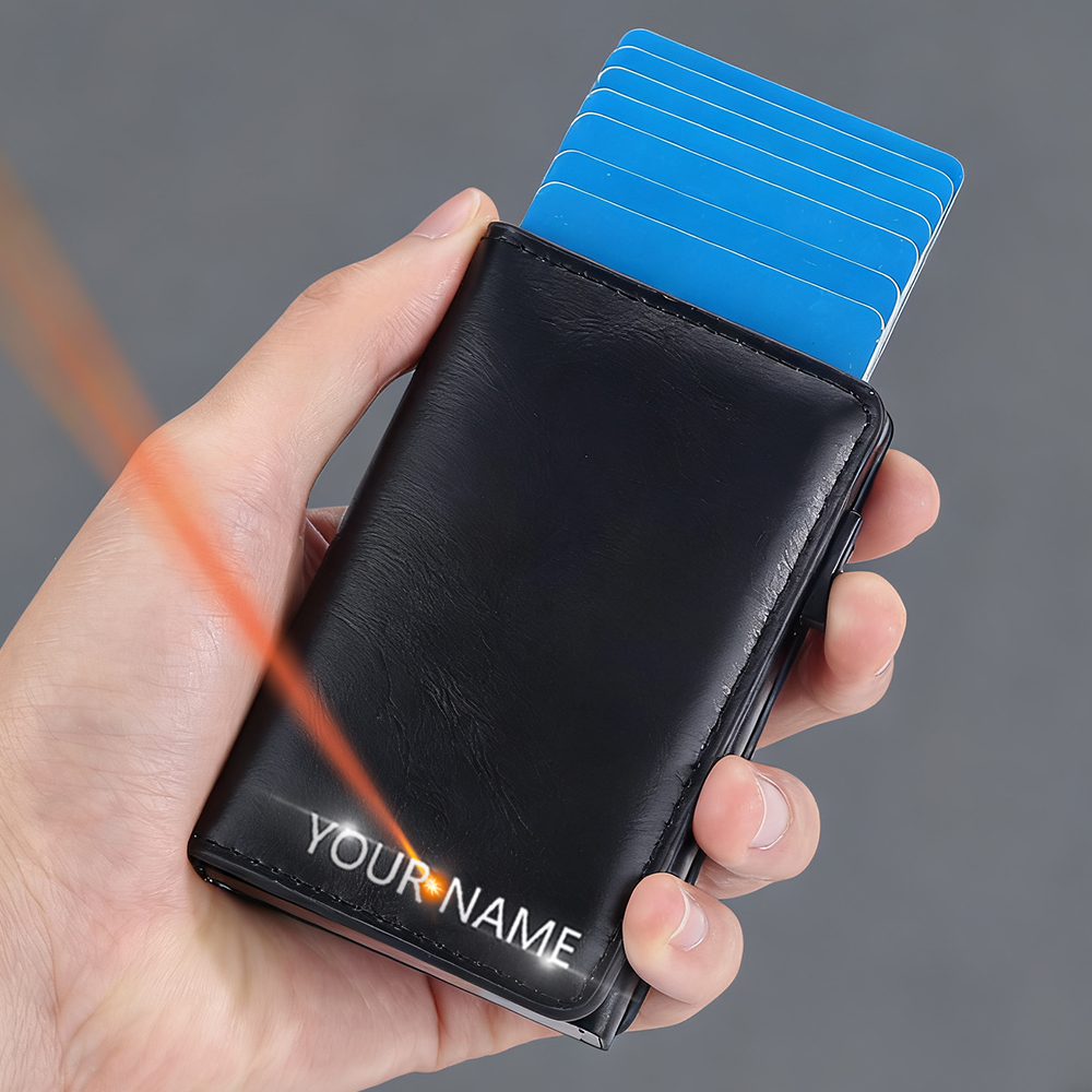 New RFID Mini Men Card Wallets - Card Top Loader review and price