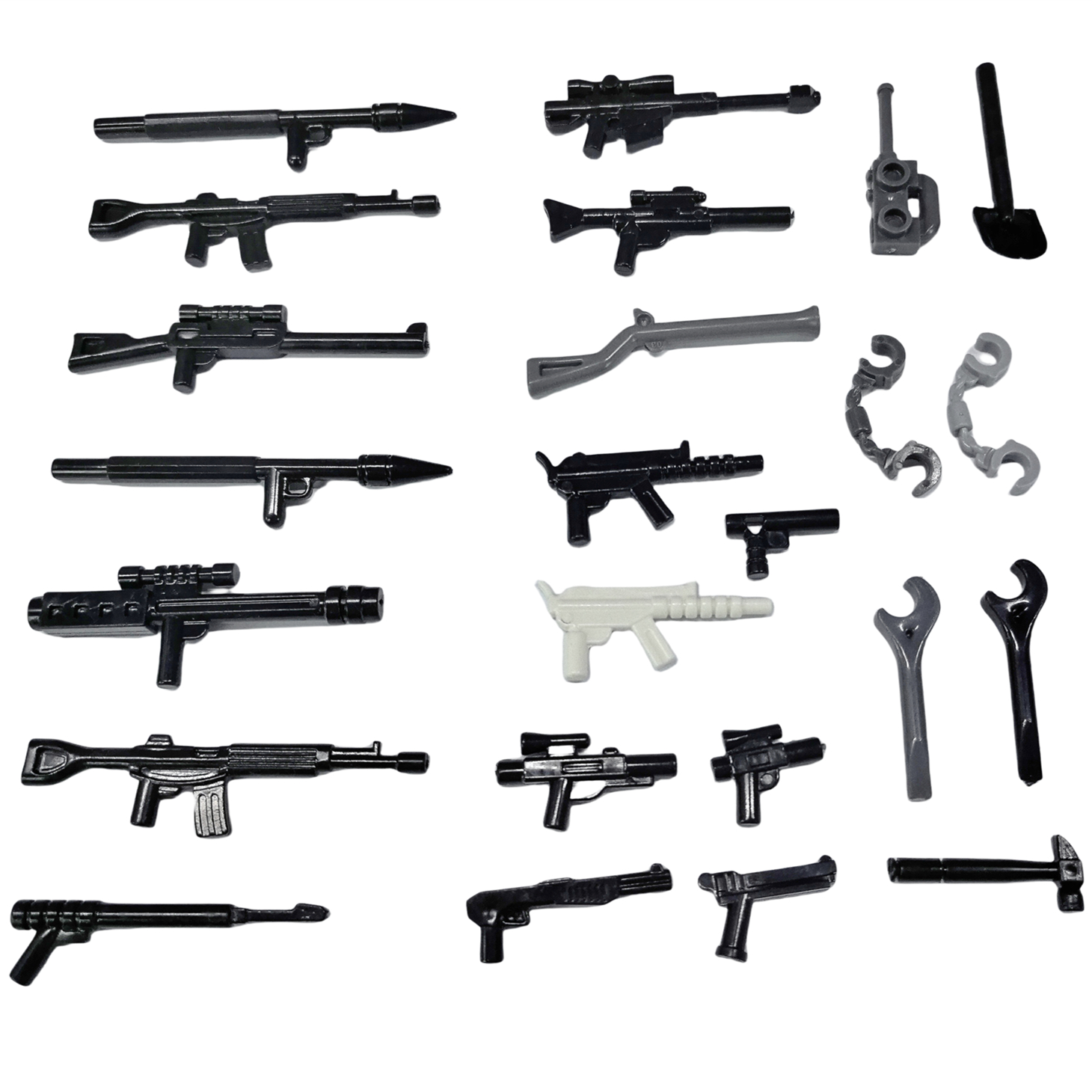 Military WW2 Weapon Guns Soldi - Lego Minifigure Holder review and price