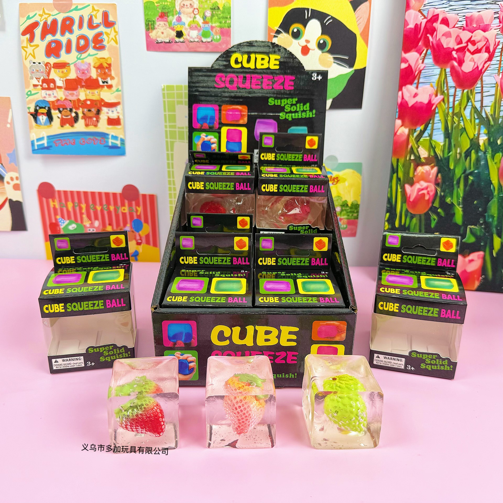 12pcs/Full Case Clear Ice Cube - Fidget Cube Original review and price
