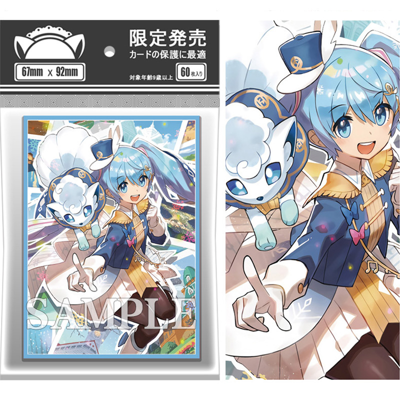 60Pcs/set Hatsune Miku Vulpix  - Card Penny Sleeve review and price