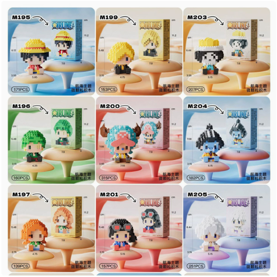 New ONE PIECE Sun God Nika Luf - Building Block Mini review and price