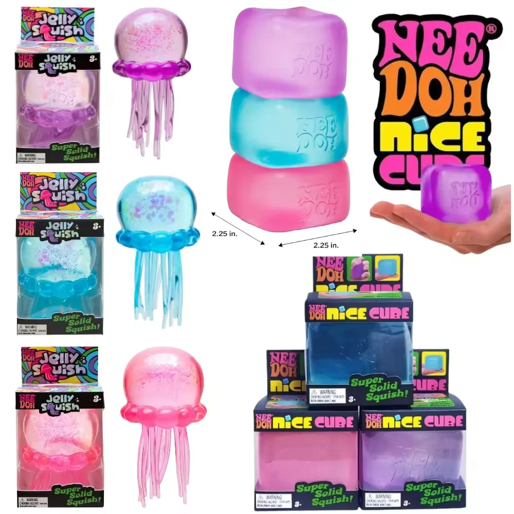 Trending Nee Doh Jellyfish & C - Fidget Cube Original review and price